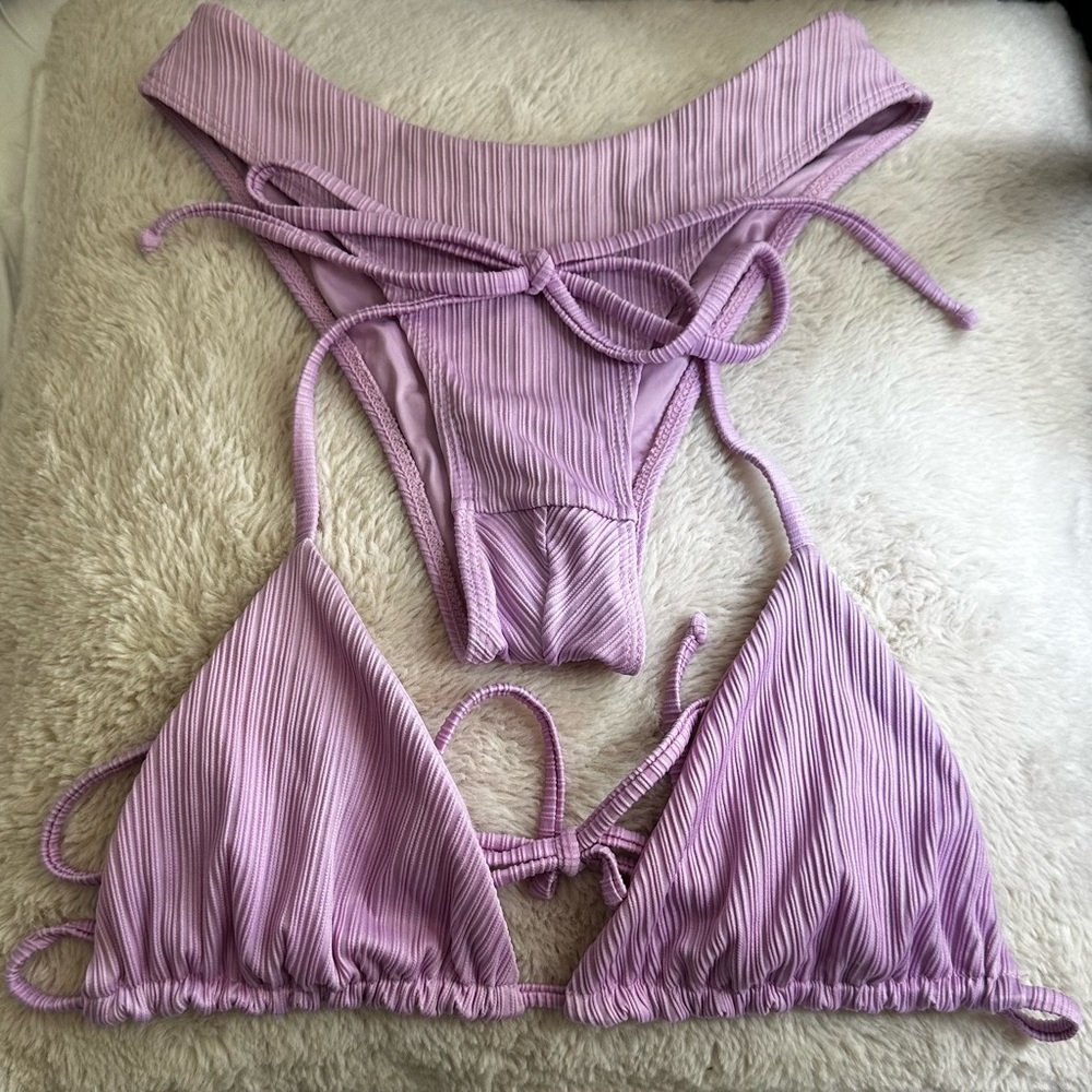 Frankie’s Bikini Purple Set NWOT